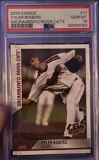 2019 Sacramento River Cats Choice #17 Tyler Rogers Denver Colorado Baseball Card