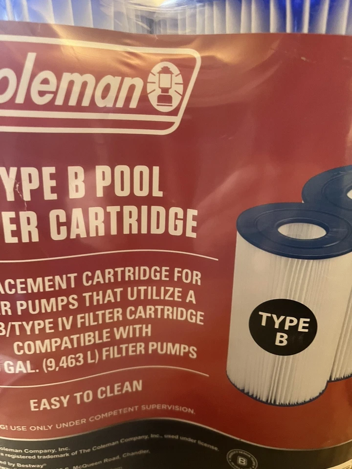 Coleman Type BIV Pool Filter Cartridge - 2 Pack - Image 1 of 4