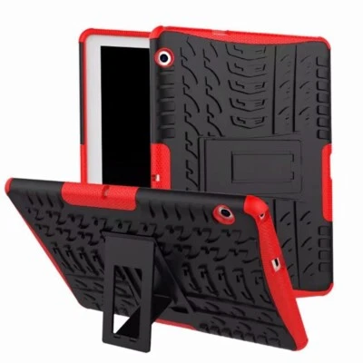 For Huawei Mediapad T3 9.6 T5 10.1/M5 Lite/SE Case Armor Rugged Stand Hard Cover - Image 1 of 4