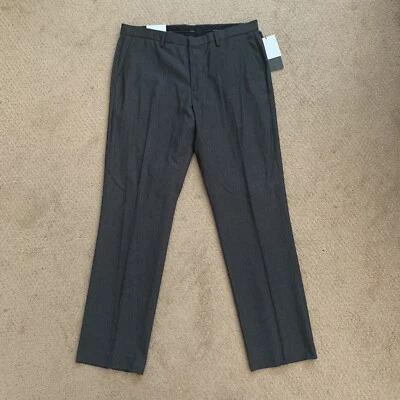 NWT Calvin Klein Ultra Slim Fit Trousers Dress Pants Size 34 x 32 Ash Gray - Image 1 of 4