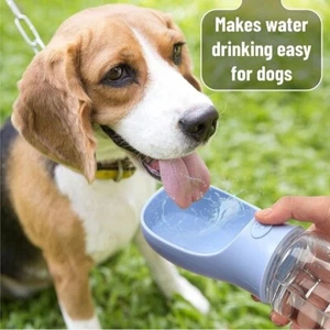 Dog Water Bottle,19oz, Large, Blue, Portable Dog Water Bottle,(#Metro33027 Pet) - Picture 1 of 5
