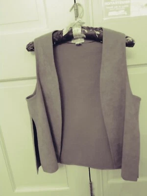 Ultra Suede Vest By Samuel Roberts - Image 1 of 4