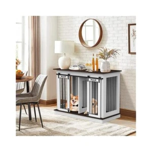 X,Large Dog Kennel, Wooden Double Crate, Spacious & Sturdy for 2 Dogs - Picture 1 of 7