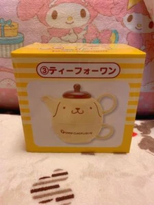 Sanrio PomPom Purin Tea for One Tea Pot Mug Set Ichiban Kuji Prize New In Box - Picture 1 of 1