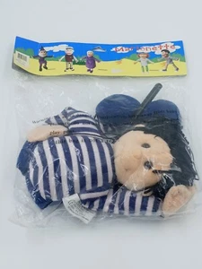Sunny und Co Puppen Junge in Streifen Marionette Requisite 2005 schwarze Haare neu versiegelt - Bild 1 von 3