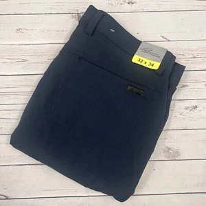 Greg Norman Mens Size 32x34 5 Pocket Navy Blue Jordan Performance Golf Pants NWT - Picture 1 of 9