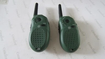 Lot of 2-GE 35800 3-Channel FRS Green Two-Way Radio -Working - Image 1 of 2