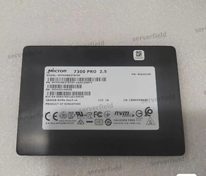 FedEx MICRON 3.84TB SSD 7300 PRO U.2 HTFDHBE3T8TDF 2.5" NVME Solid State Drive - Picture 1 of 4