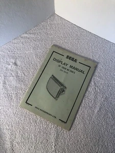 Sega, Original, Arcade, Monitor, 20in, Color MC-2000-S, Display Manual - Picture 1 of 1