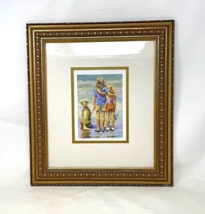 Lucelle Raad Like Sisters Hand Signed Framed Art w/ Certificate Of Authenticity - Picture 1 of 11