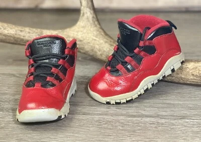 Nike Air Jordan X 10 Bulls Over Broadway Retro 2015 BT Niño pequeño 310808-601 talla 8C Foto 1 de 4