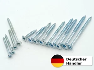 SPANPLATTENSCHRAUBEN Holzschrauben Holzbauschra Teilgewinde Torx 3,0 bis 6,0 mm - Bild 1 von 23