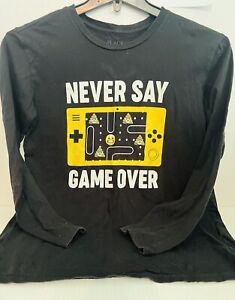 Childrens Place Never Say Game Over Boys Graphic T Shirt 