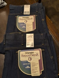 2 PAIR WRANGLER RUGGED WEAR MENS JEANS 38X30 - Picture 1 of 3