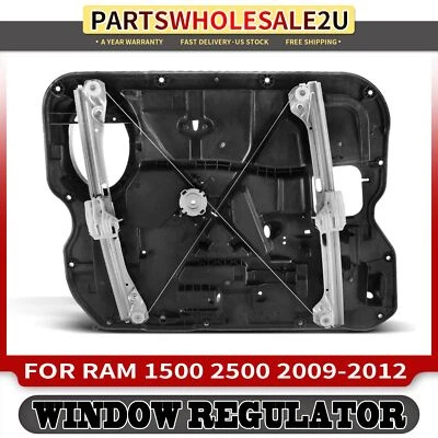 Window Regulator & Panel Front Right for Dodge Ram 1500 2500 2009-2012 w/o Motor - Image 1 of 4