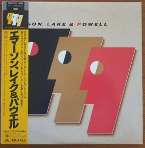 EMERSON LAKE & POWELL 'ELP'~ RARE JAPANESE 12" VINYL 33 LP ~ 28MM 0510 - Picture 1 of 5