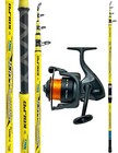 Kolpo Kit Surfcasting Canna + Mulinello 6000 Da Pesca Lancio Spiaggia Mare Orata