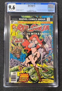 Red Sonja #1, (1977) Marvel, 9,6 casi nuevo+, clave de cómic con clasificación CGC, 1ª serie en solitario - Imagen 1 de 6