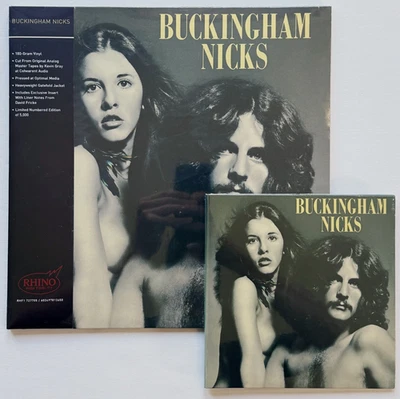 BUCKINGHAM NICKS Viny LP Rhino HiFi Numbered Limited Edition /5000 w/7” Singles Foto 1 de 2