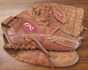 Guanto da baseball Rawlings giocatore preferito RHT 13" PP130R guanto in pelle marrone guanto - Foto 1 di 9