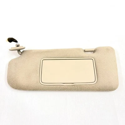 Parasol Infiniti G35 2003-2006 lado izquierdo OEM tela beige con luz Foto 1 de 4