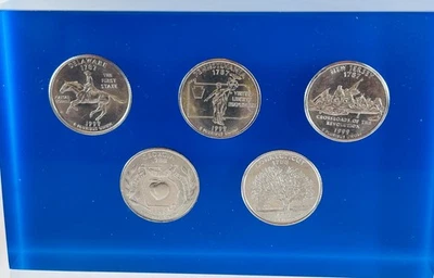 STATE QUARTERS IN LUCITE U.S, MINT 1999 - Image 1 of 4