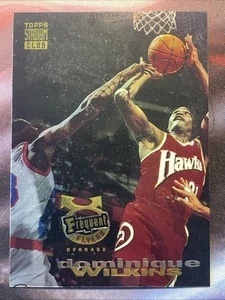 1993-94 Topps Stadium Club Frequent Flyers #182 Dominique Wilkins NBA Hawks O224 - Picture 1 of 2