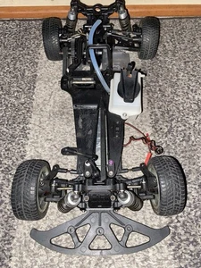 HPI Racing Nitro RS4 Original Silver Chassis Model For Parts Or Repair - Picture 1 of 6