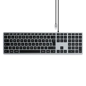 Satechi Slim W3 Wired Keyboard German (QWERTZ) - Picture 1 of 6
