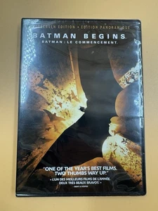 Batman Begins DVD, Brand New Widescreen Edition - Imagen 1 de 2