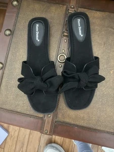 Pierre Dumas Kaiserin 26 Knoten Schleife Sandalen/Pantoletten Größe 8,5 - Bild 1 von 6