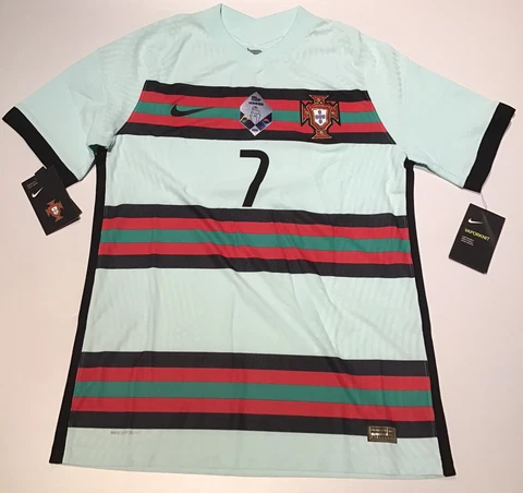 Portugal Vapor Match Away Jersey Shirt Nike 2020 #7 Ronaldo Nations League M-XL Cover
