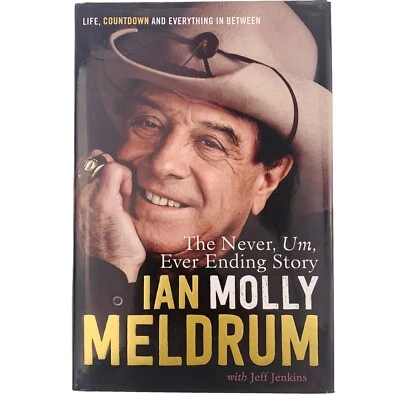 The Never, Um, Ever Ending Story  by Ian Molly Meldrum Hardcover Memoir Book - image 1 of 4