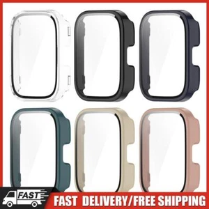 Glass Cases Solid Hard PC Bumper & Tempered Glass Film for Amazfit Bip 5 Unity - Photo 1 sur 16