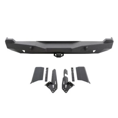 Parachoques trasero Smittybilt 76850 XRC con enganche (negro) para 84-01 Jeep Cherokee XJ Foto 1 de 3