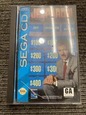 Jeopardy Sega CD Complete Tested & Working - Image 1 of 4
