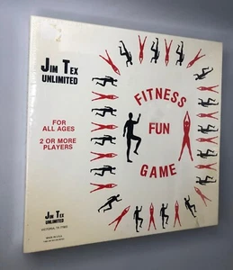vtg 1985 Jim Tex Unlimited Fitness Fun Game For All Ages SEALED USA - Picture 1 of 5