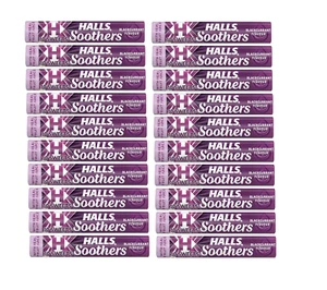 Halls Soothers Blackcurrant Throat Sweets x 20 - Picture 1 of 1