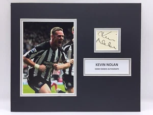 RARE Kevin Nolan Newcastle United Signed Photo Display + COA AUTOGRAPH NUFC - Picture 1 of 3