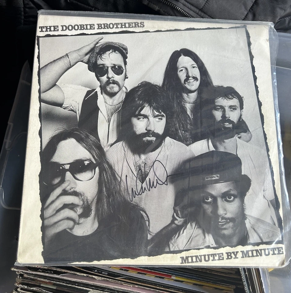The Doobie Brothers—Minute By Minute Vinyl Record —Autographed By Michael!! - Image 1 of 1
