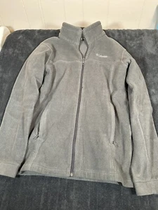 Columbia Fleece Jacket Youth Size youth XL Full Zip Sweater gray - Picture 1 of 8