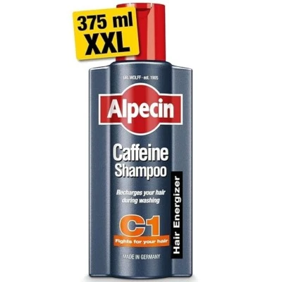 Champú anticaída con cafeína Alpecin C1 375 ml, champú para cuero cabelludo para la caída del cabello Foto 1 de 3