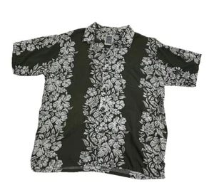 VTG Ocean Current Men's Button Down Hawaiian Short Sleeve Shirt Medium Korea - Picture 1 of 11