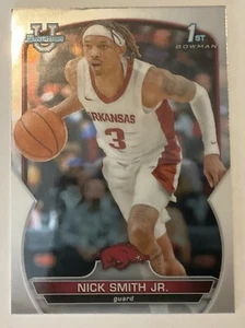 🏀 Nick Smith Jr 2023 Bowman Chrome University #1 - Bild 1 von 3