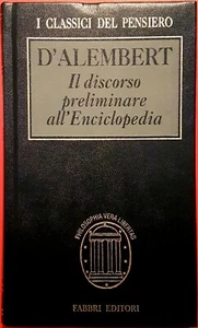 J.-B. D'Alembert, Il discorso preliminare all'Enciclopedia, Ed. Fabbri - Picture 1 of 1