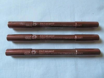 (3) Count Lot Of Avon Glow 2-In-1 Eye Pencil Island Waters P909 - Image 1 of 3