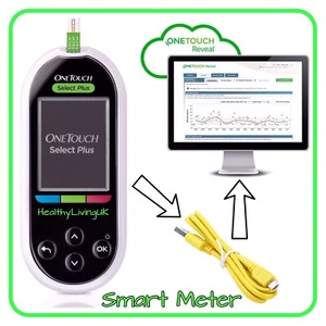 Medidor/monitor de glucosa en sangre One Touch Select Plus - Medidor de una sola unidad - PVP £80 - Imagen 1 de 4
