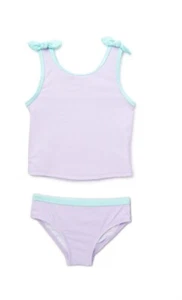 Wonder Nation Toddler Girl's Purple Tankini 2 Piece Swimsuit Size 4T New - Picture 1 of 5