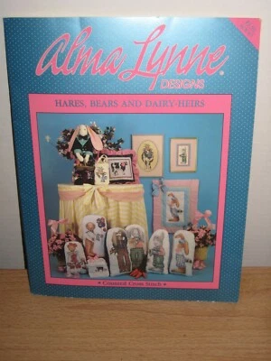 HARES BEARS & DAIRY-HEIRS-Easter-Country-10 Designs-Counted Cross Stitch Bunny - Image 1 of 4