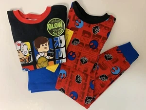 Lego Star Wars 3 Piece Pajamas Set Size 4 Cotton New - Picture 1 of 3